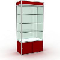 Витрина с освещением 970х1990х500 мм
