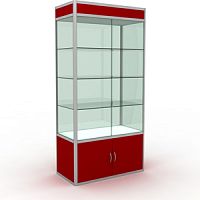 Витрина с освещением 970х1990х500 мм