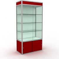Витрина с освещением 970х1990х500 мм