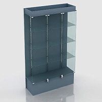 Витрина торговая выставочная стеклянная с подсветкой 2000х1200х400 мм