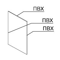 Боковая панель для гондолы, центральная 1300х830 мм