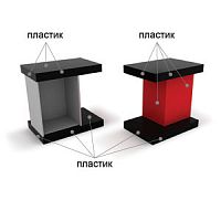 Модуль прямой крайний правый 876х905х602 мм