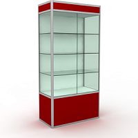 Витрина с освещением 970х1990х500 мм