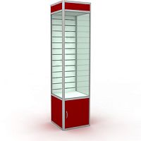 Витрина с освещением 500х1990х500 мм