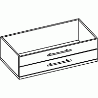 Накопитель с ящиками для Окта.002, Окта.003, Окта.004 916х275х467 мм