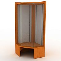 Витрина закрытая со стойками NeoFix 906х2162х906 мм