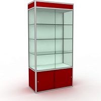 Витрина с освещением 970х1990х500 мм