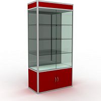 Витрина с освещением 970х1990х500 мм