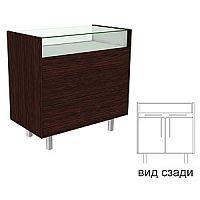 Прилавок с остекленным верхом 900х926х500 мм